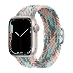 NEW Adjustable Braided Mix Color Strap Band For Apple Watch